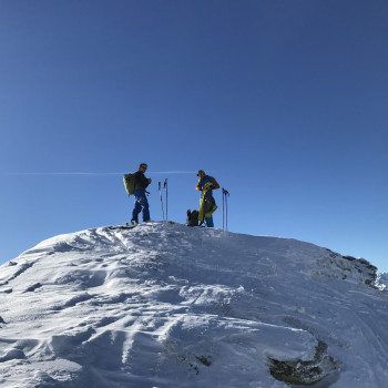 Spontan Tageskurs mit Freeriden, kombiniert mit Skitour in Disentis/Andermatt